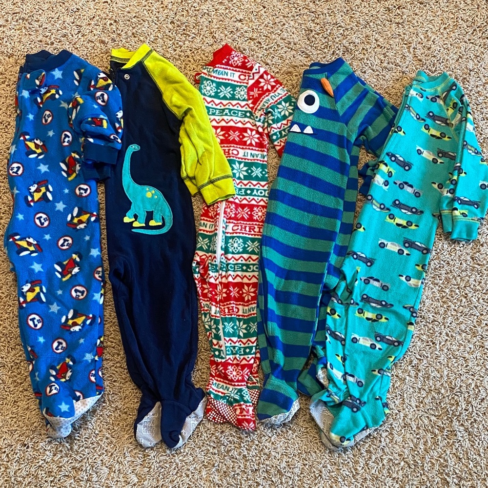 Colorful Kids One Piece Pajama Set 18 month